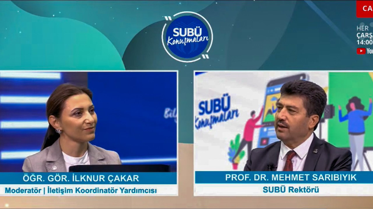 SUBÜ  Rektör Prof. Dr. Mehmet Sarıbıyık'ı ağırladı