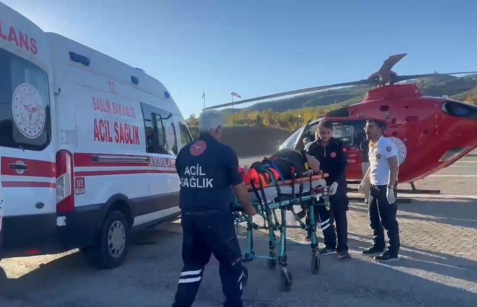 Dağda Düşen Kadın Hava Ambulansı ile Hastaneye Kaldırıldı - Sayfa 3