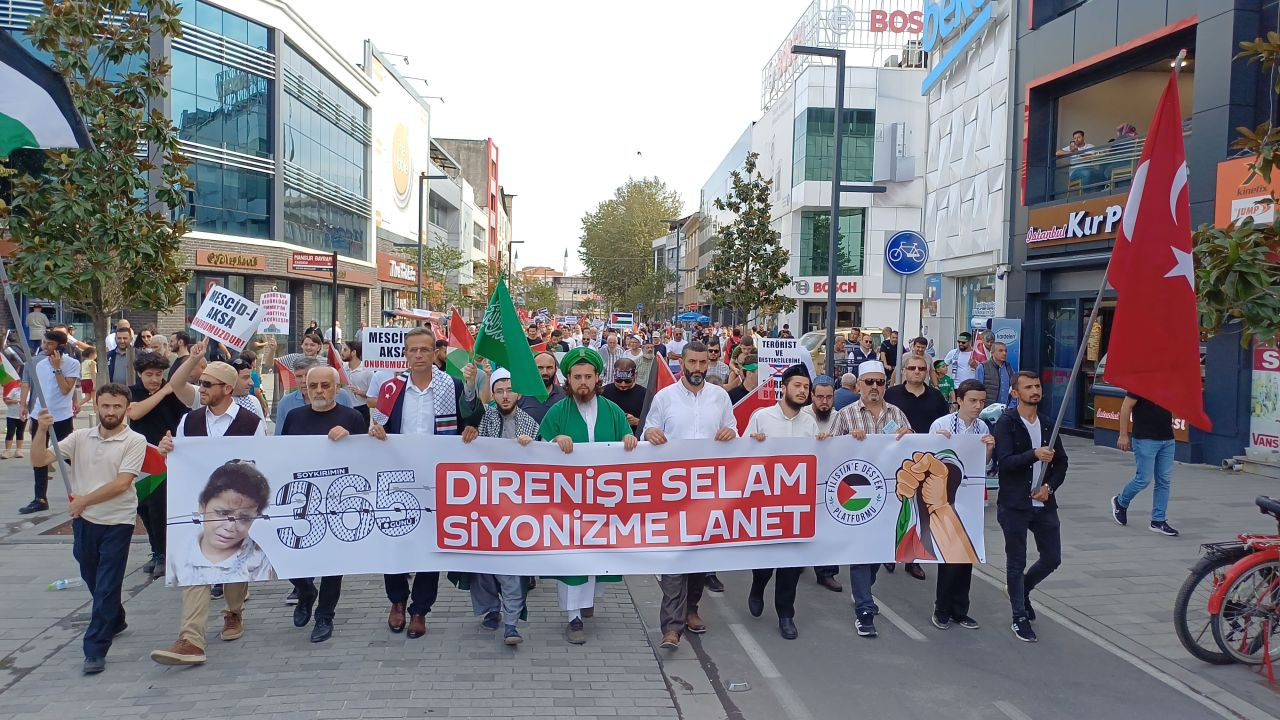 Düzce'de Çocuklardan Filistin'e Destek İçin 1 Kilometrelik Resim! - Sayfa 7