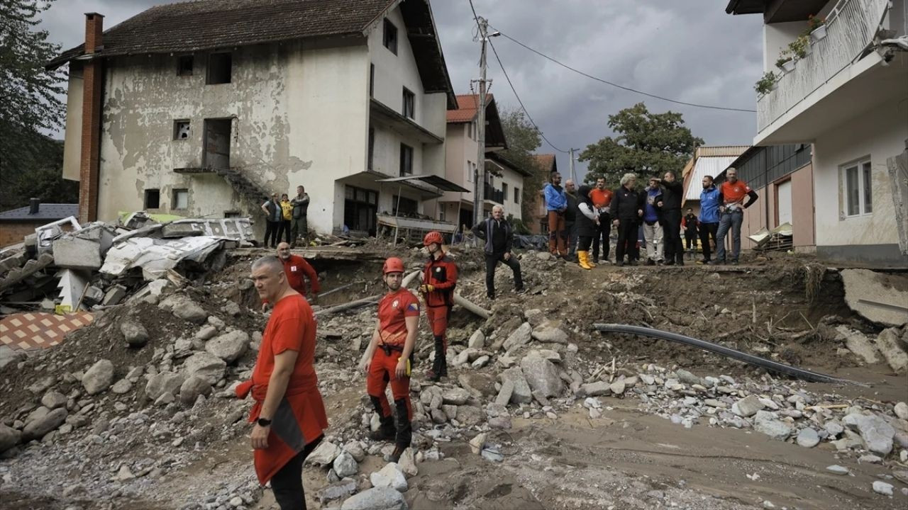 Bosna Hersek'e Sel Felaketi Sonrası Türkiye'den Yardım Desteği