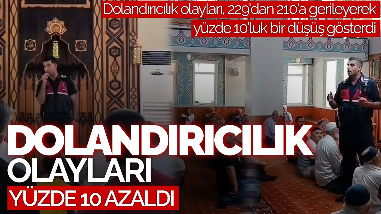 Sakarya'da Dolandırıcılık Olayları Yüzde 10 Azaldı!