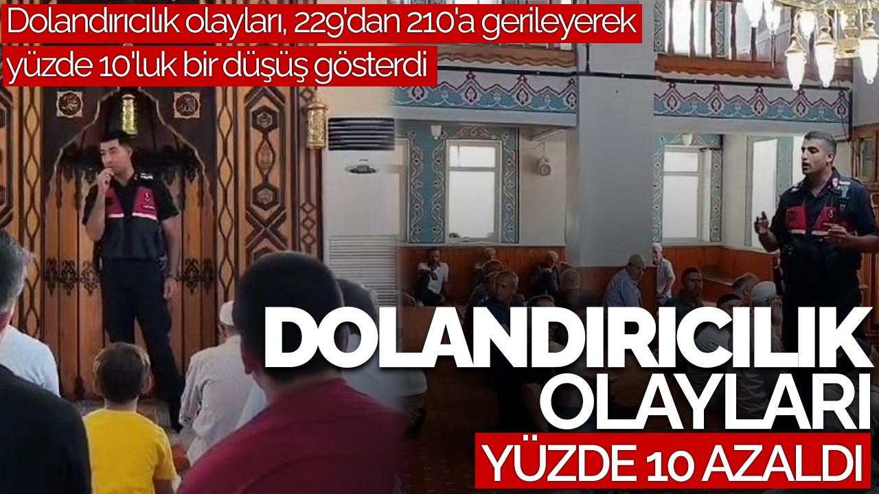 Sakarya'da Dolandırıcılık Olayları Yüzde 10 Azaldı!