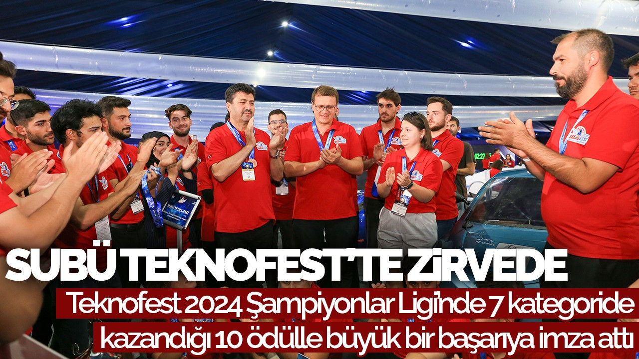 SUBÜ Teknofest 2024’te 10 Ödül ile Zirvede!