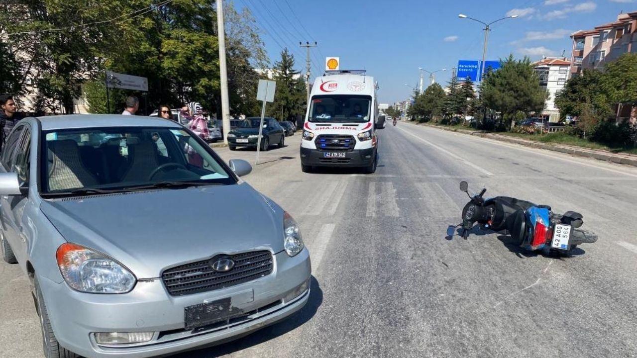 Konya'da ki kaza korkuttu 2 yaralı