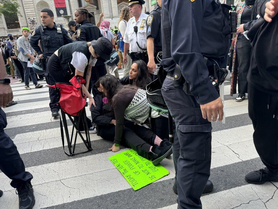 New York'ta binlerce Filistin yanlısı, İsrail' i protesto etti - Sayfa 14