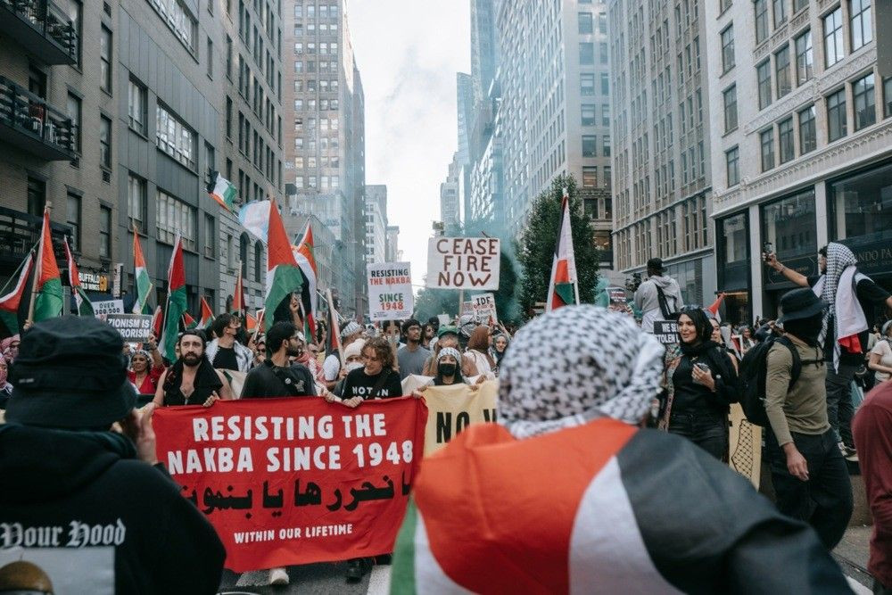 New York'ta binlerce Filistin yanlısı, İsrail' i protesto etti - Sayfa 2