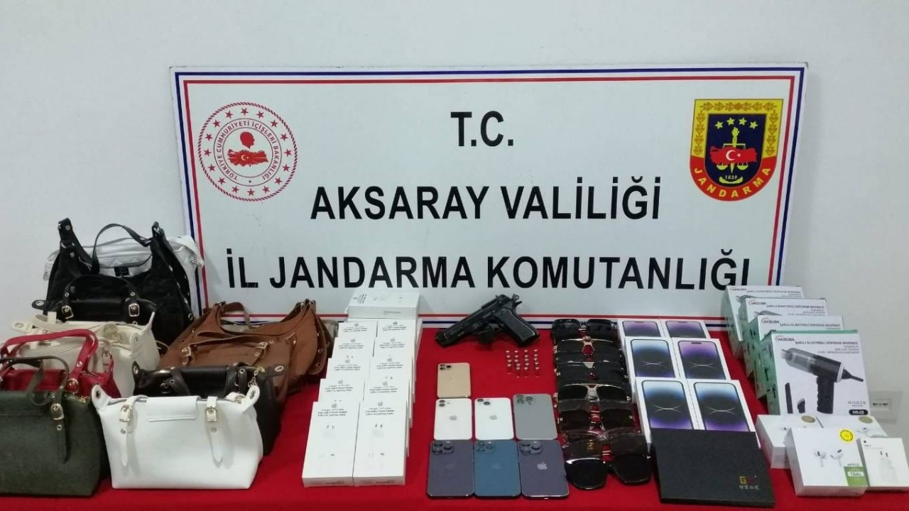 Aksaray'da gümrük kaçağı operasyonu