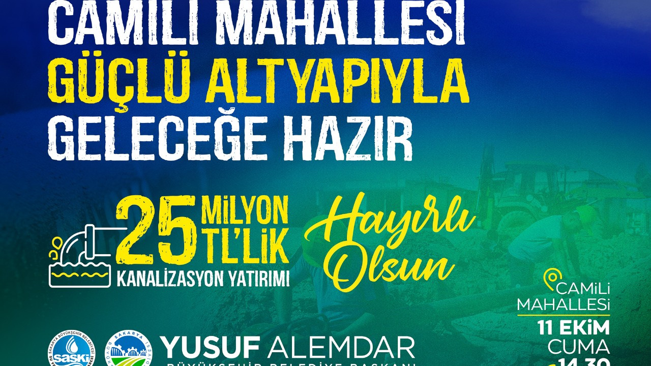 Camili’ye 25 Milyon Liralık Altyapı Yatırımı Başlıyor: Atık Sular Güvenle Arıtma Tesisine Taşınacak