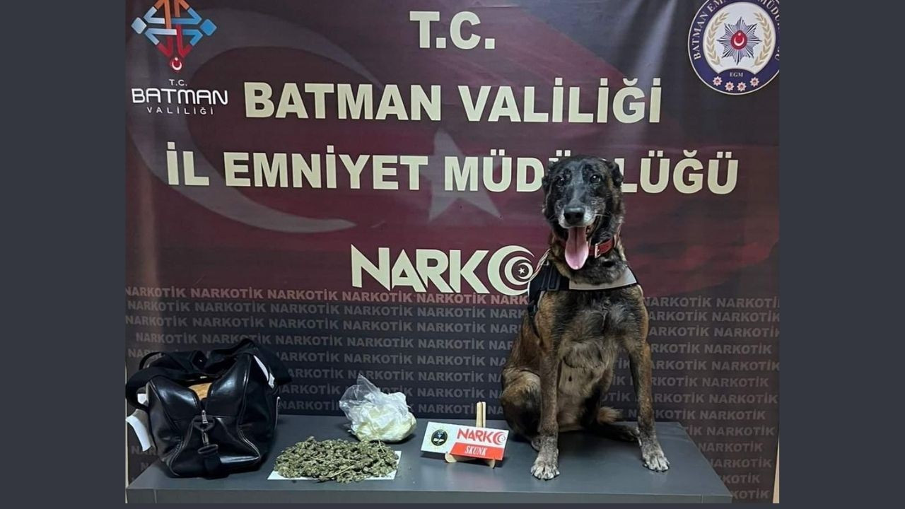 Yolcu otobüsünde skunk madde uyuşturucu yakalandı