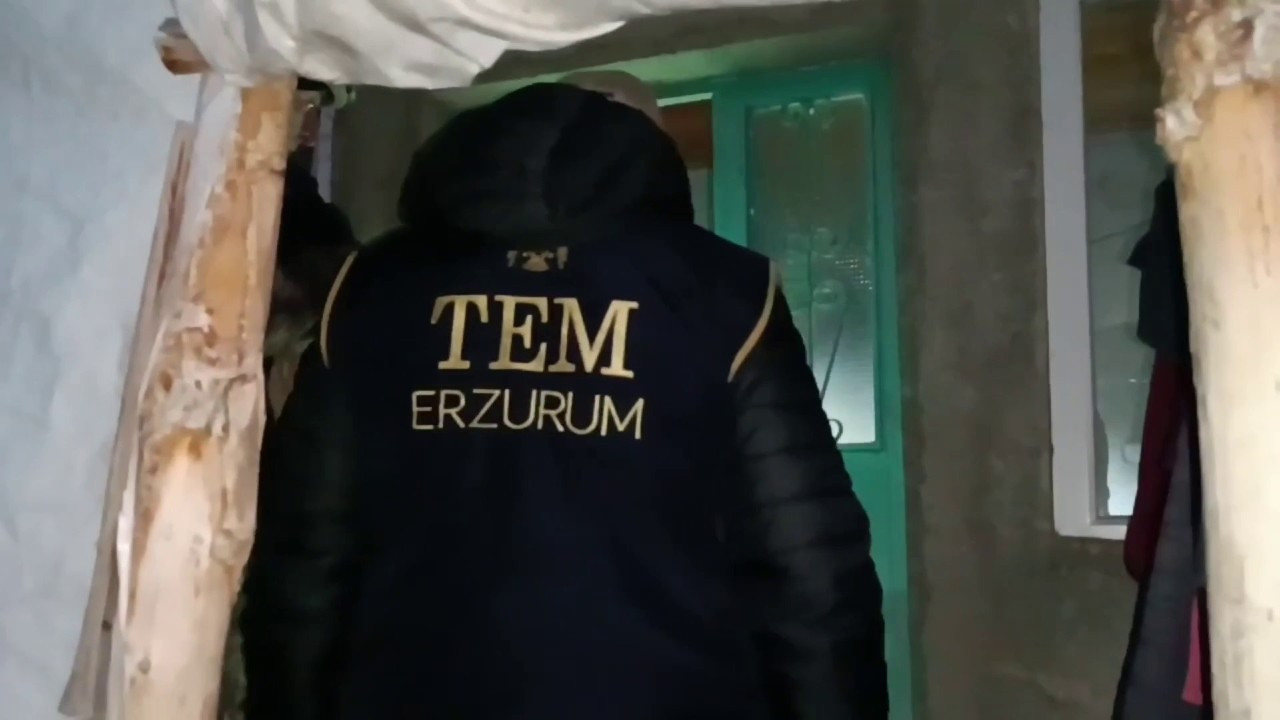 Erzurum’da terör operasyonu