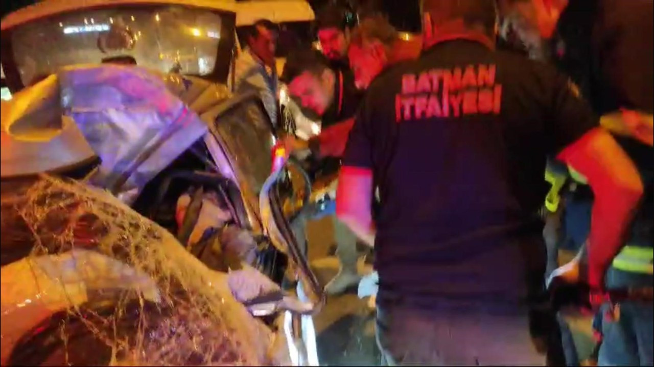 Batman'da Feci Kaza: 1 Ölü, 2 Yaralı