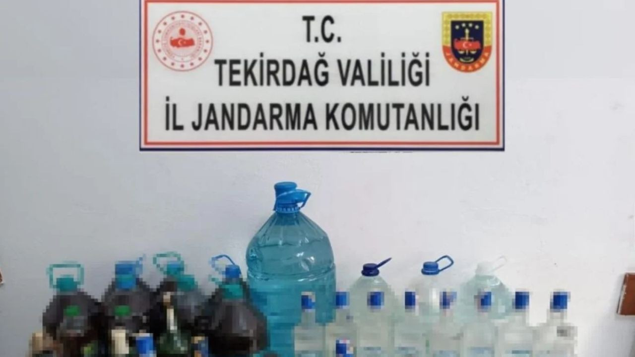 Tekirdağ'da  operasyon: Kaçak içki ve parfüm ele geçirildi