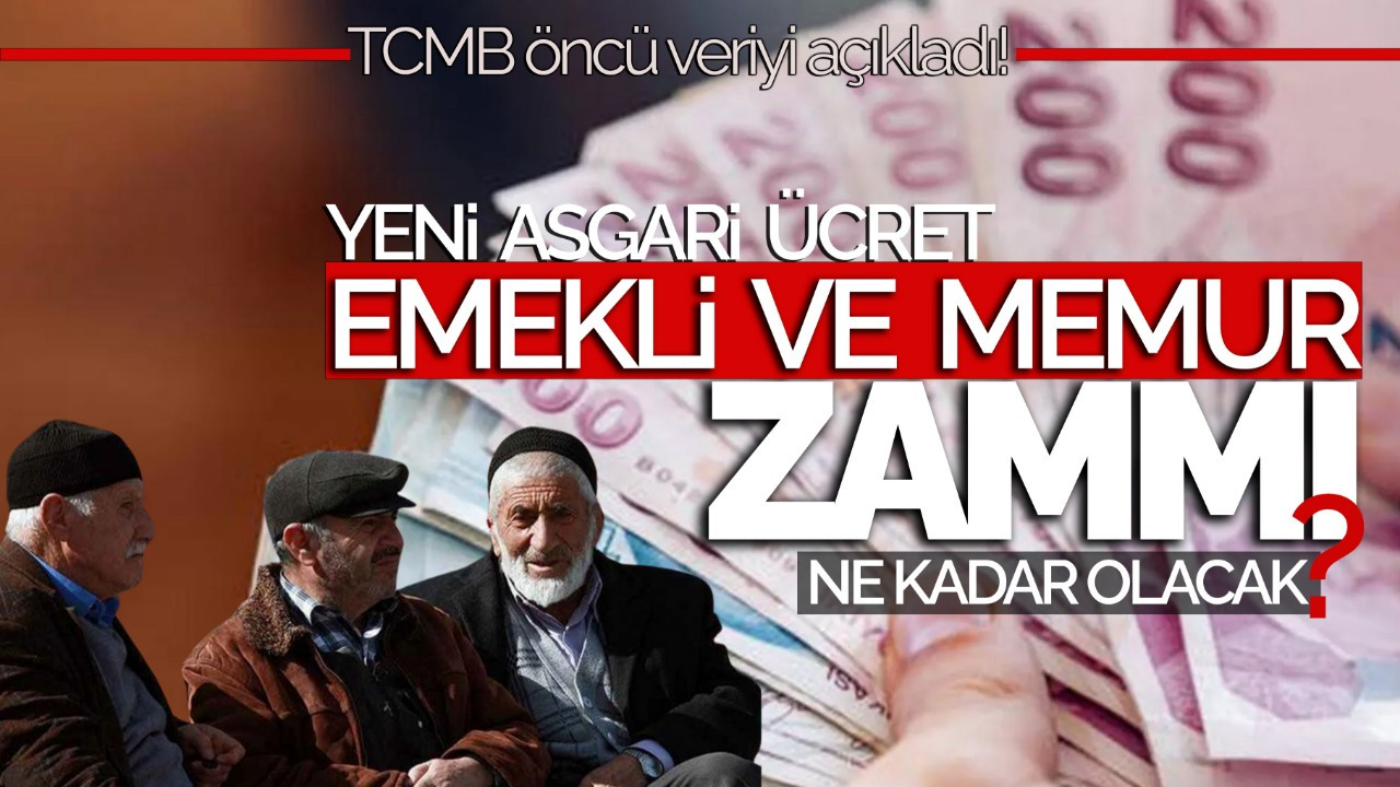 TCMB açıkladı! Yeni zamlar ne kadar olacak?