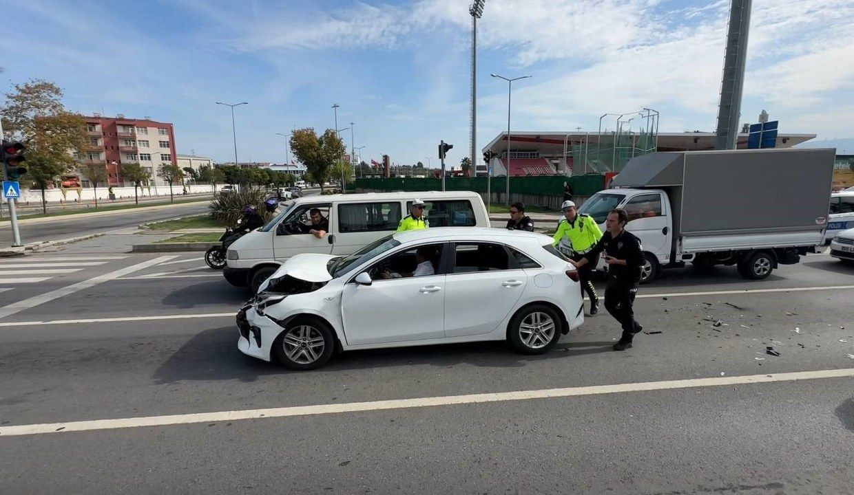 Samsun'da zincirleme kaza: 1 yaralı - Sayfa 1