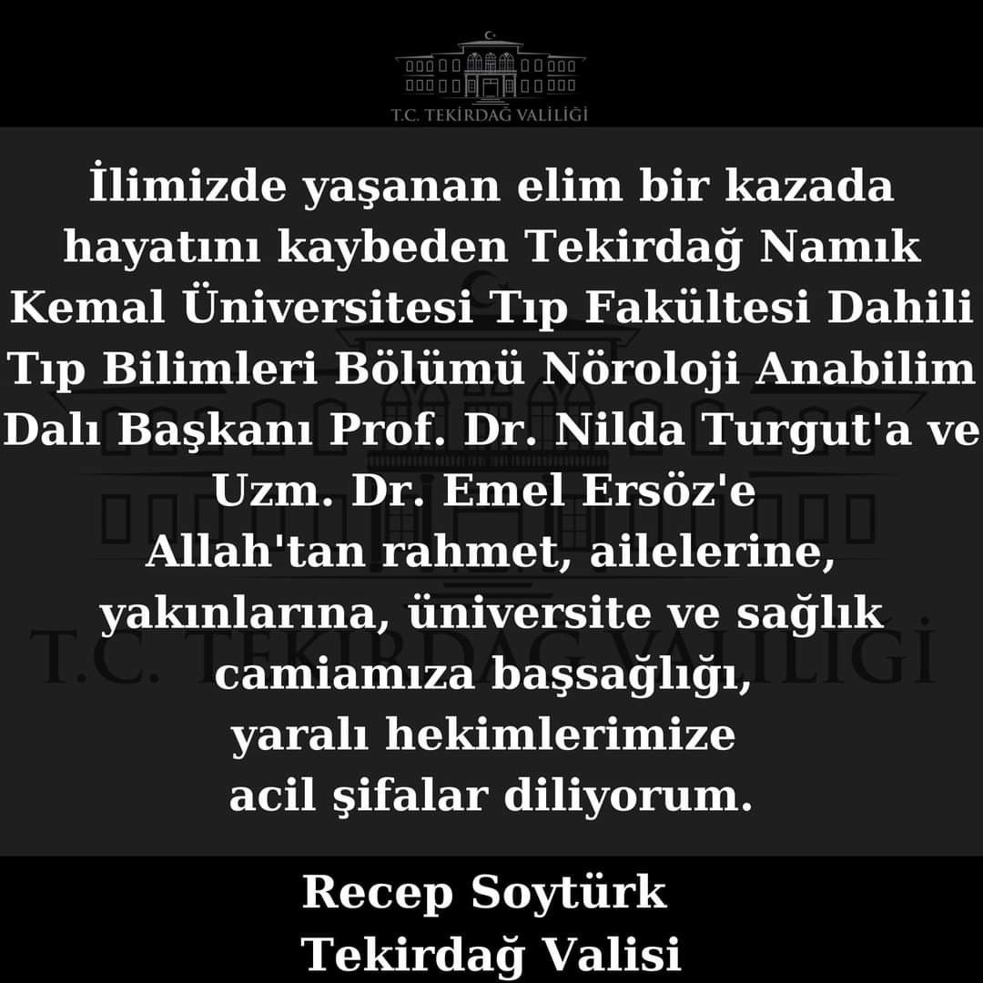 Tekirdağ'da doktorların kazası şehri yasa boğdu - Sayfa 3