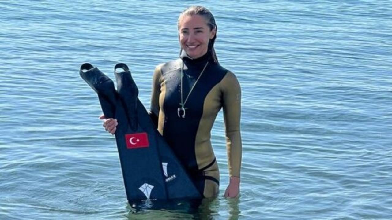 Şahika Ercümen'den Serbest Dalışta Yeni Türkiye Rekoru