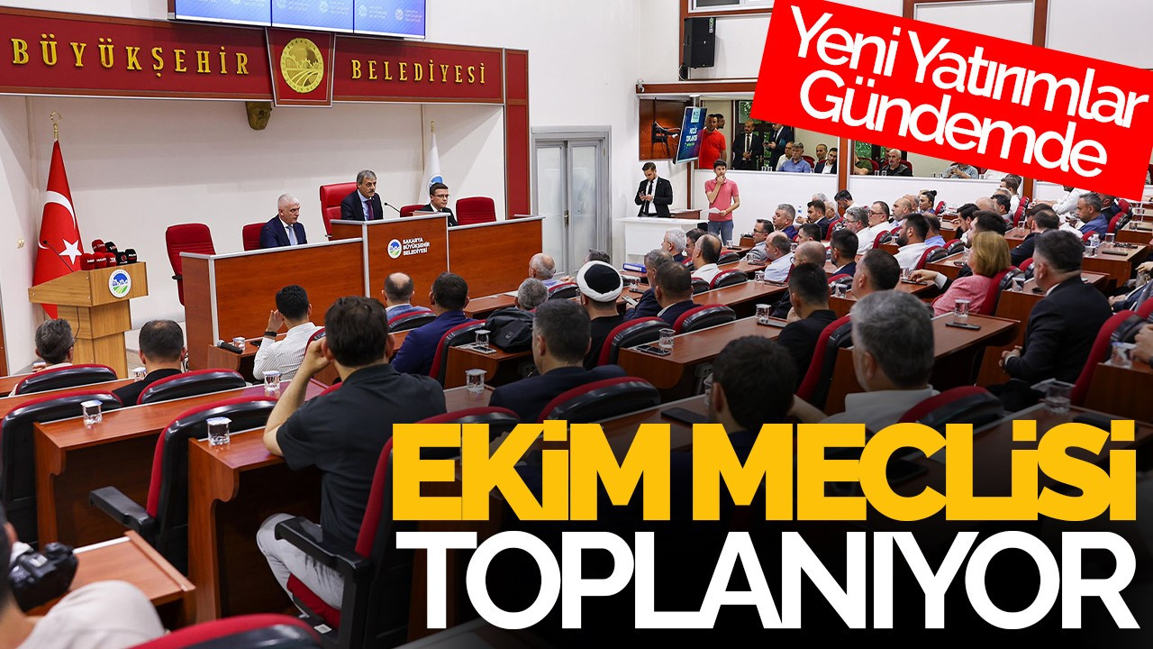 Büyükşehir Ekim Meclisi toplanıyor: Yeni yatırım ve uygulamalar gündemde