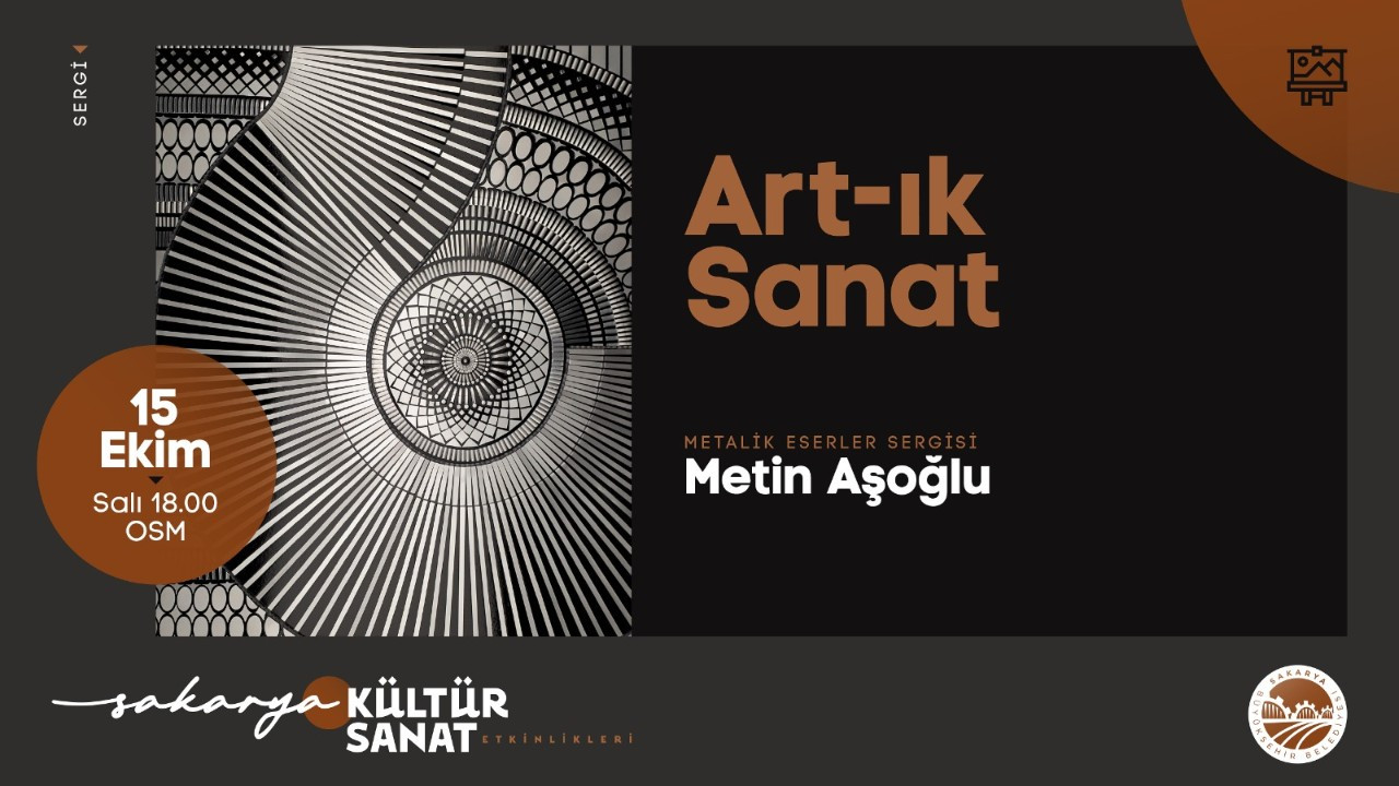 Büyükşehir,  ‘Art-ık Sanat’ isimli metalik eserler sergisini açıyor