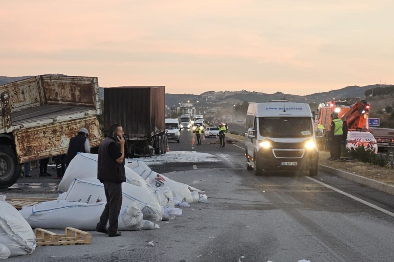 İzmir'de feci kaza! Önce ata sonra tıra çarptı, alevlerden sağ çıkamadı - Sayfa 2