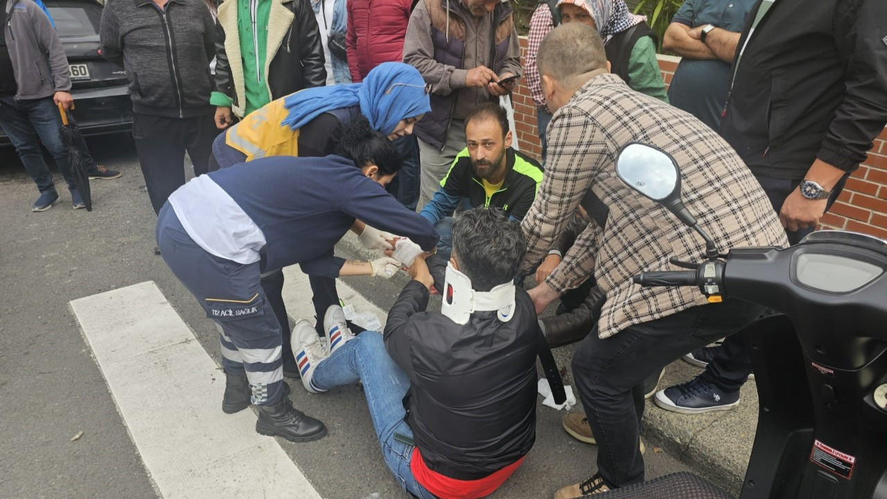 Zonguldak'ta trafik kazası; 1 yaralı