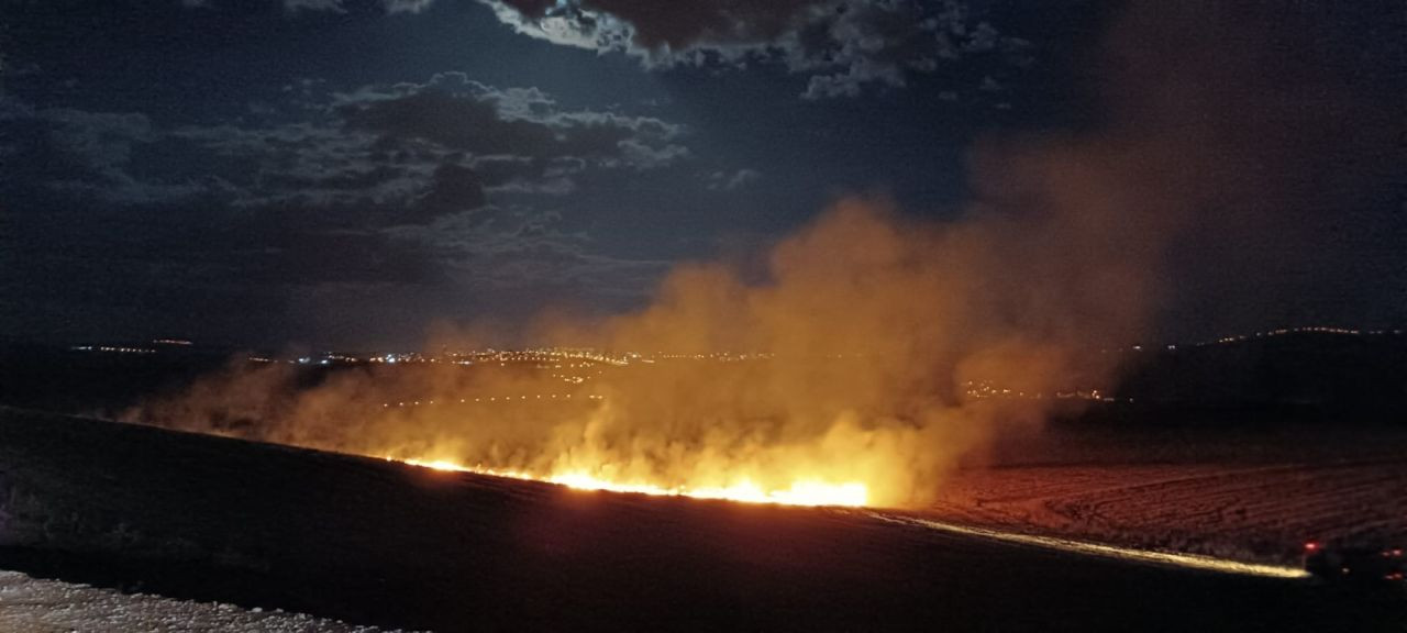 Siirt'te Kezer Çayı Yakınlarında Anız Yangını Çıktı - Sayfa 1