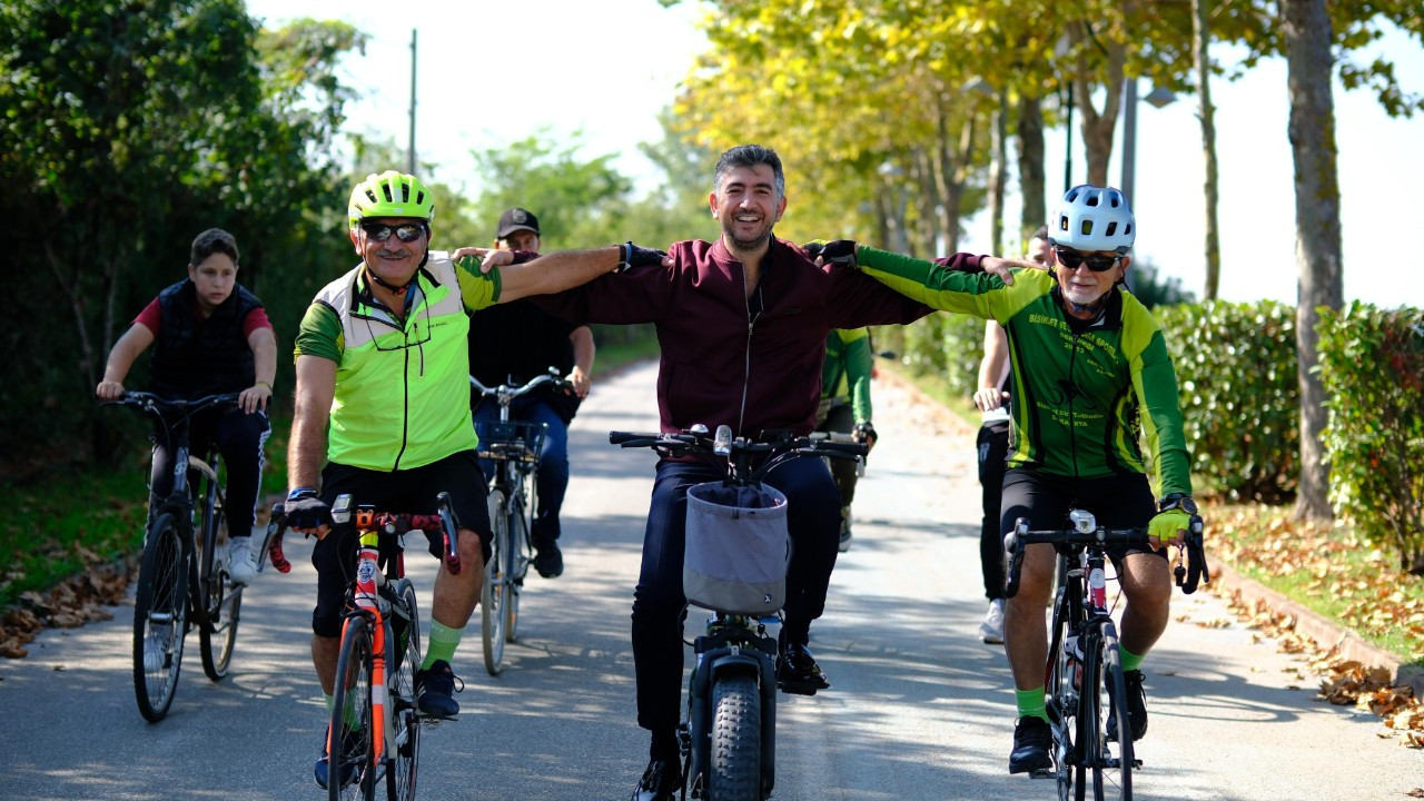 Sapanca' da "Pedalda Engel Yok Bisikletini Al Gel" etkinliği düzenlendi