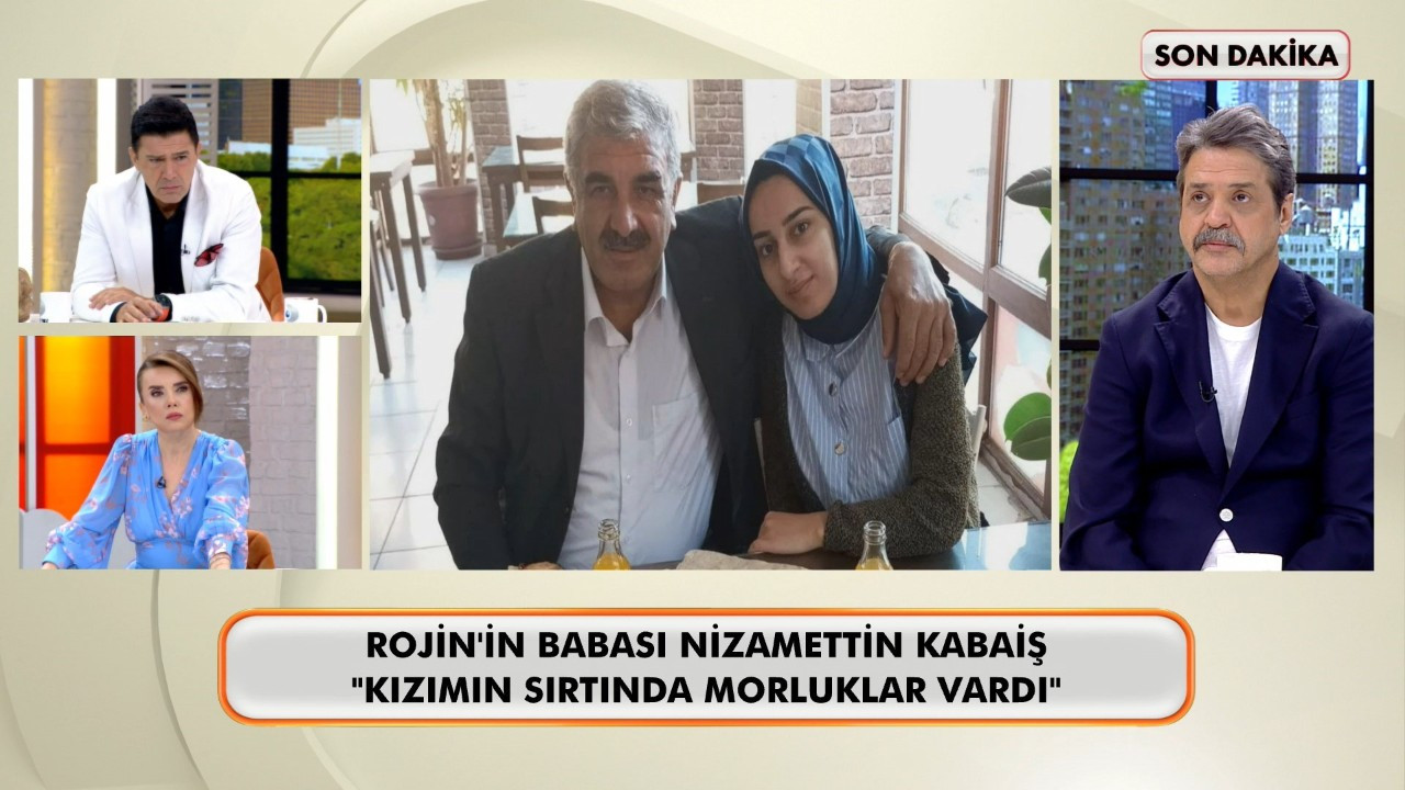 Rojin'in babası canlı yayında konuştu