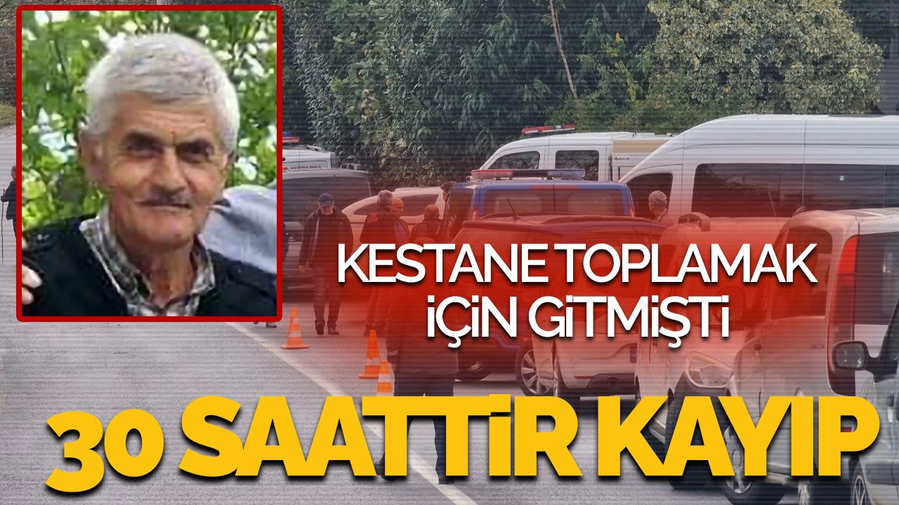 Kestane Toplamak İçin Giden Yaşlı Adam 30 Saattir Kayıp