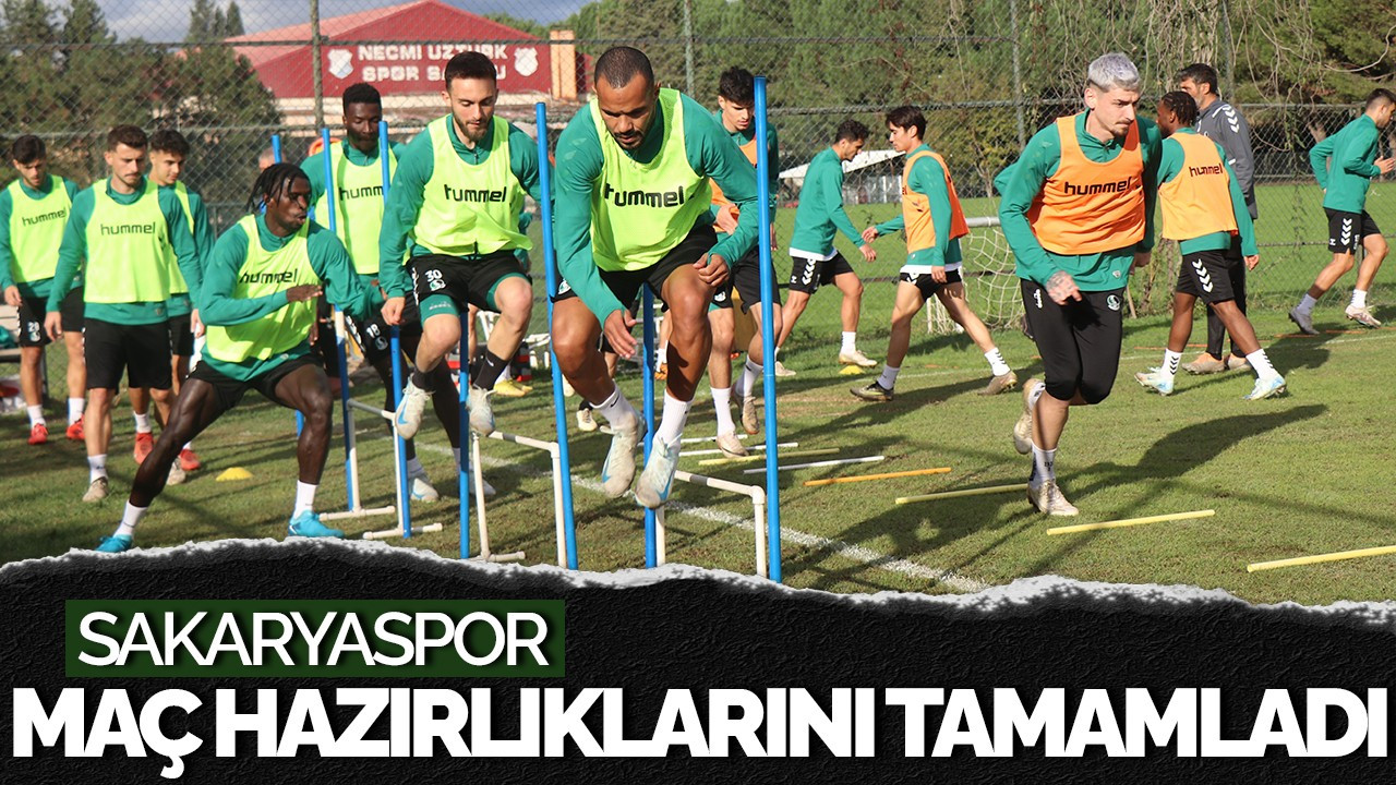 Sakaryaspor, İstanbulspor Maçı Hazırlıklarını Tamamladı