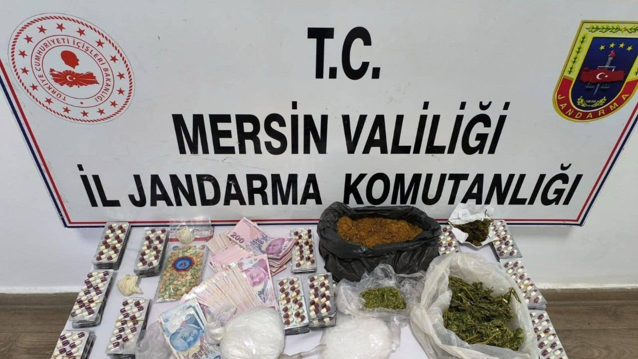 Mersin'de uyuşturucu operasyonu