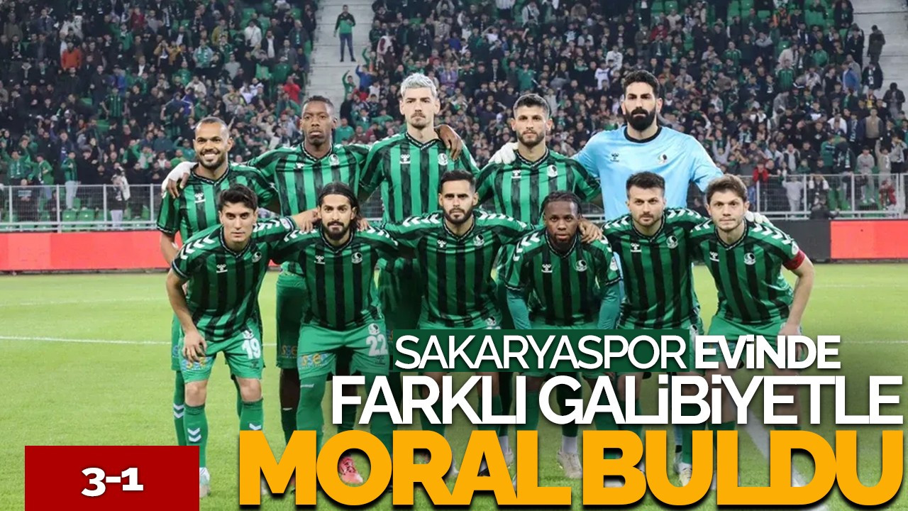 Sakaryaspor Taraftarı Önünde Galibiyetle Moral Buldu