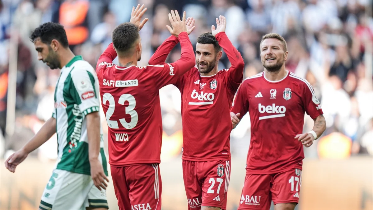 Beşiktaş, Konyaspor'u 2-0 İle Geçerek 2. Sıraya Yükseldi