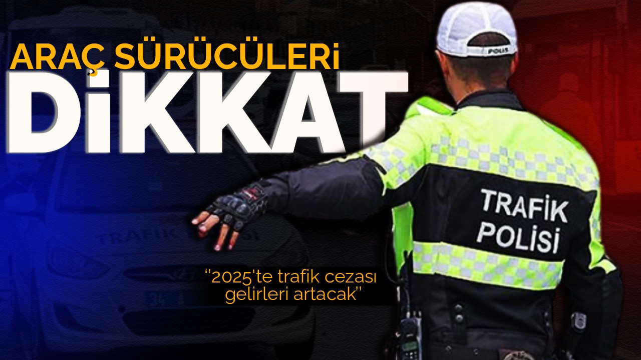 Araç sürücüleri dikkat! : 2025'te trafik cezası gelirleri artacak