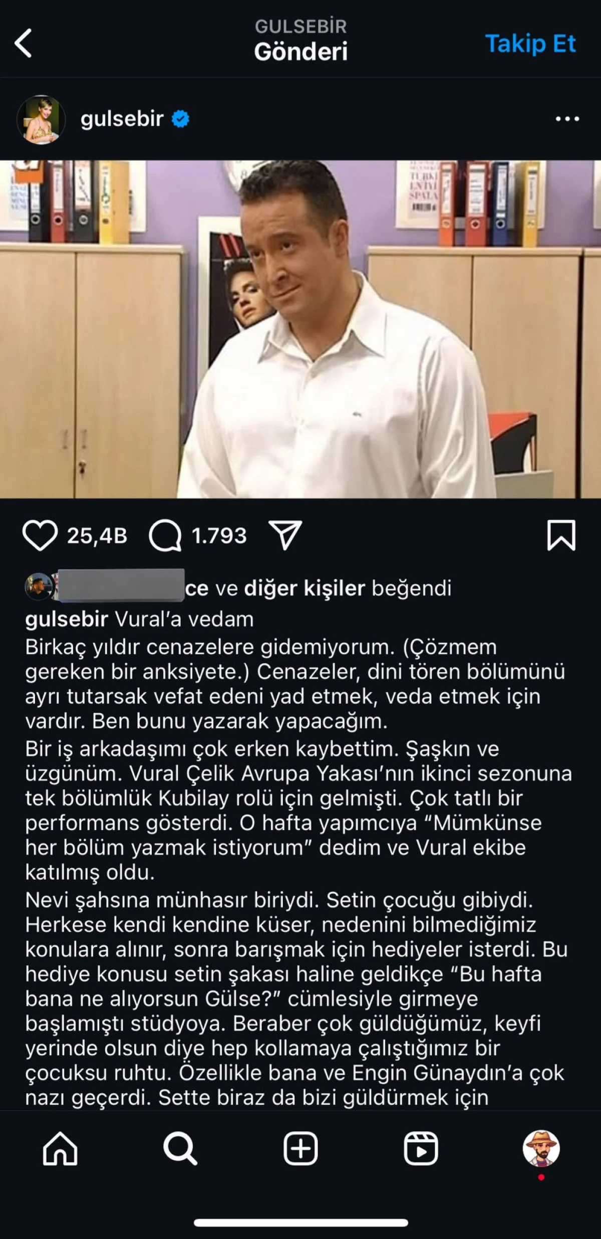 Gülse Birsel'in Vural Çelik İçin Yaptığı Veda Paylaşımı Tepki Çekti - Sayfa 4