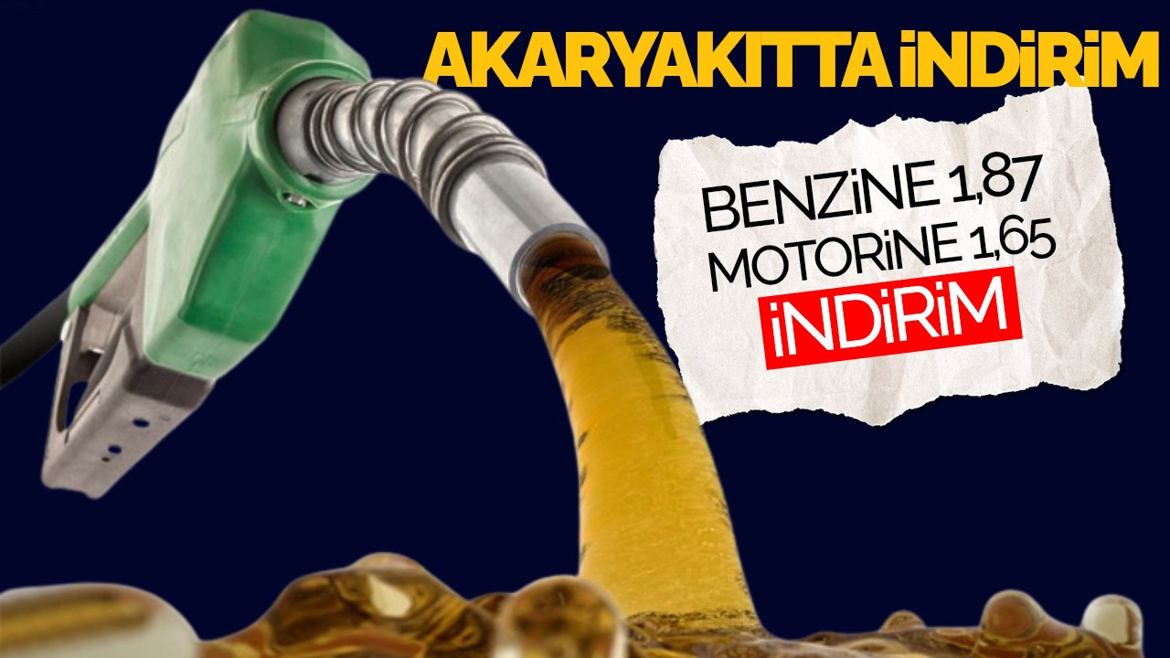 Akaryakıtta Büyük İndirim: Benzin ve Motorin Fiyatları Güncellendi