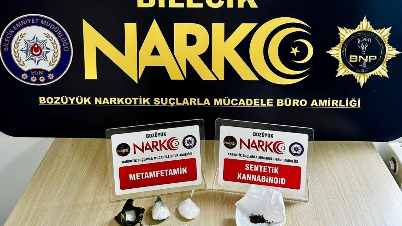 Bilecik'te şehirler arası seyahat ederken uyuşturucu madde ile yakalandı