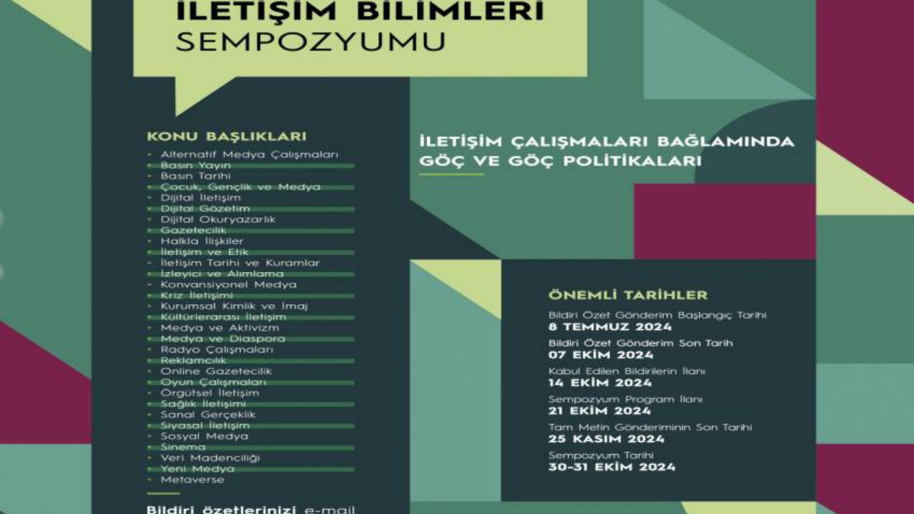 ICOMS 4 Uluslararası İletişim Bilimleri Sempozyumu Başlıyor