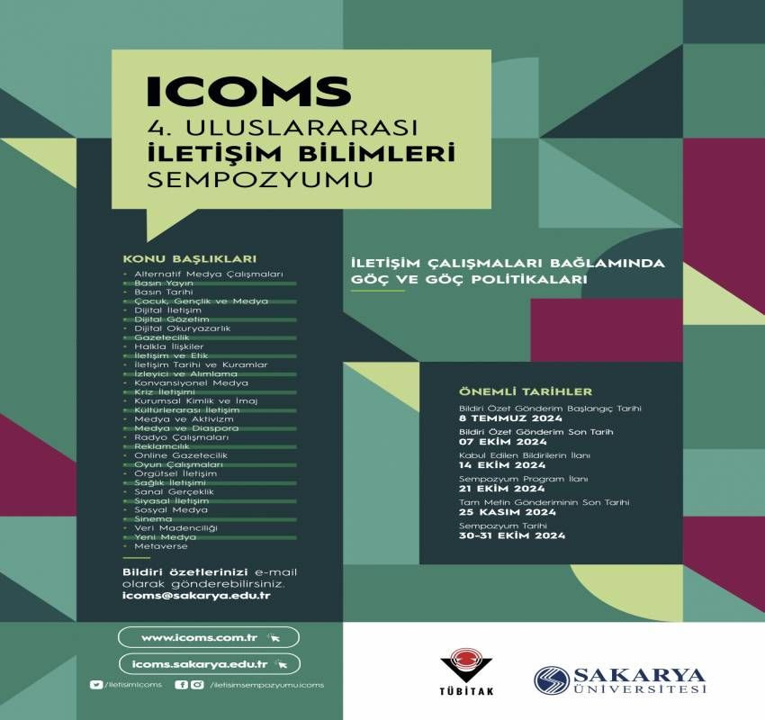 ICOMS 4 Uluslararası İletişim Bilimleri Sempozyumu Başlıyor - Sayfa 1