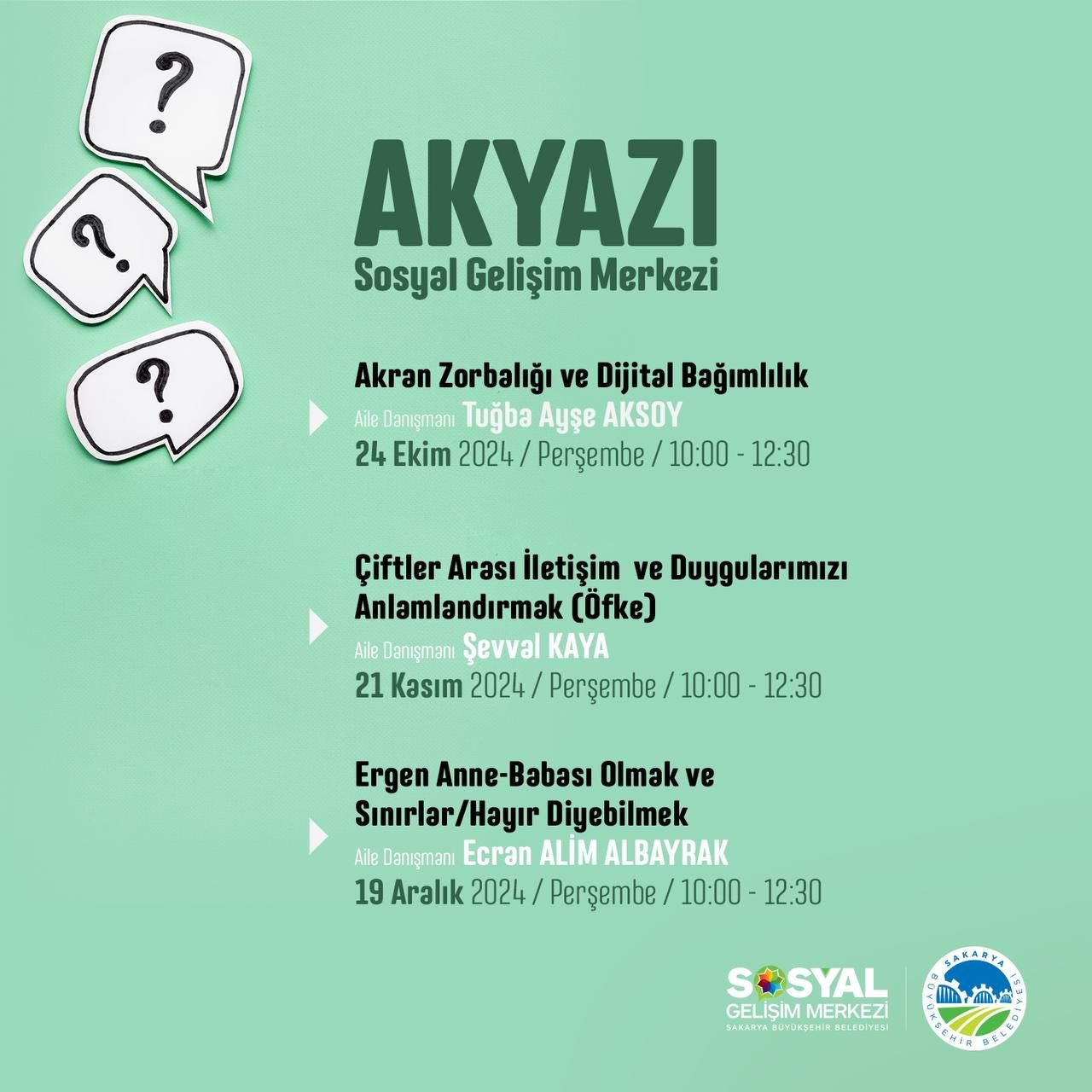 Büyükşehir’den Ebeveynler İçin Önemli Söyleşiler: Bilinçlenin ve Sorunlarınızı Paylaşın! - Sayfa 2