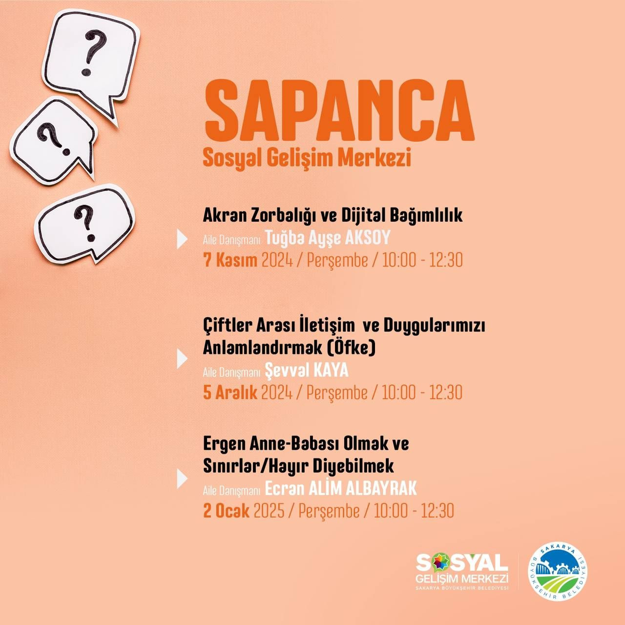 Büyükşehir’den Ebeveynler İçin Önemli Söyleşiler: Bilinçlenin ve Sorunlarınızı Paylaşın! - Sayfa 3