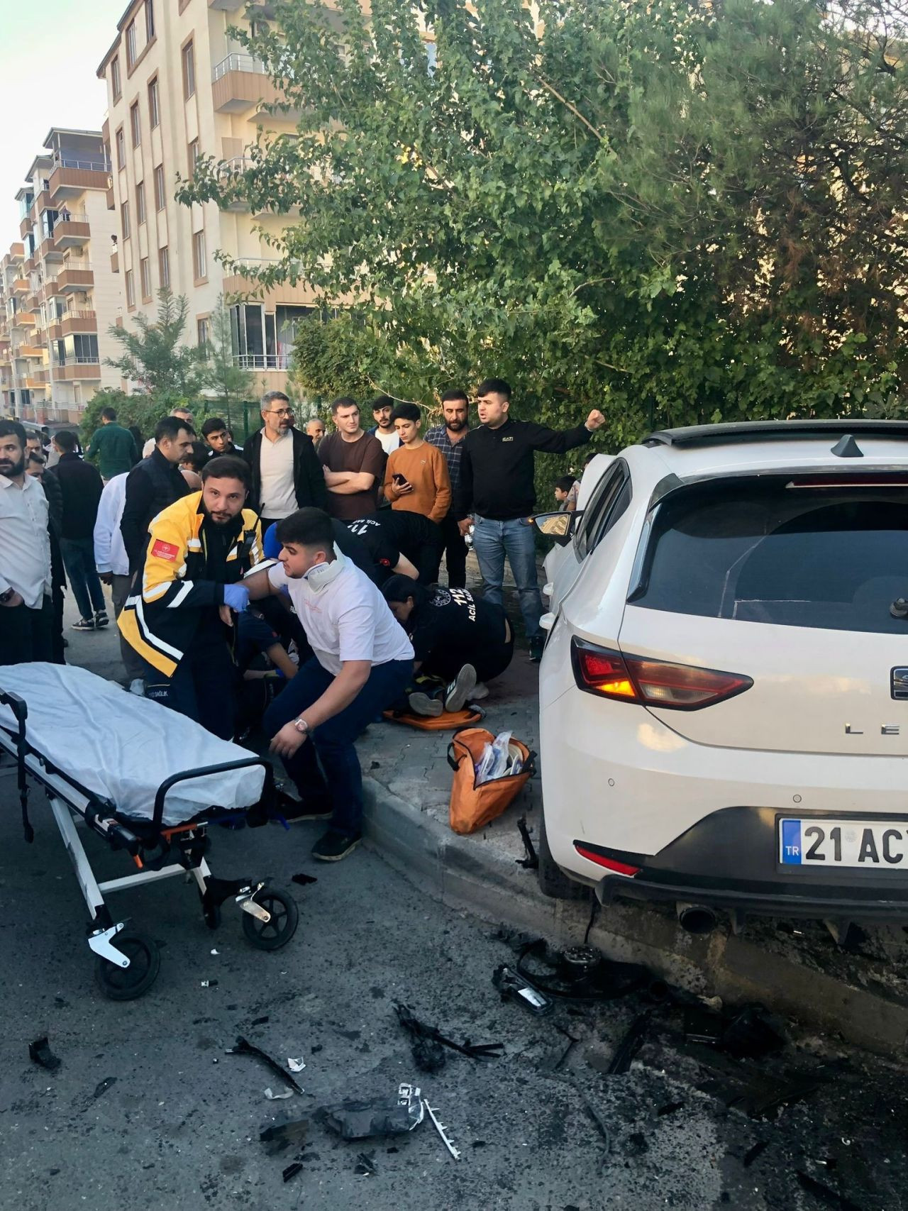 Batman'da zincirleme trafik kazası: 5 yaralı - Sayfa 4