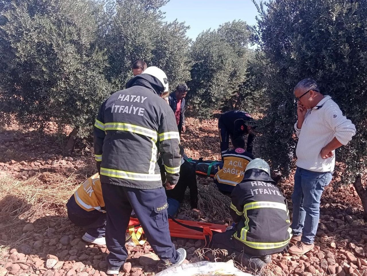 Zeytin bahçesine uçan otomobildeki 5 kişi yaralandı - Sayfa 2