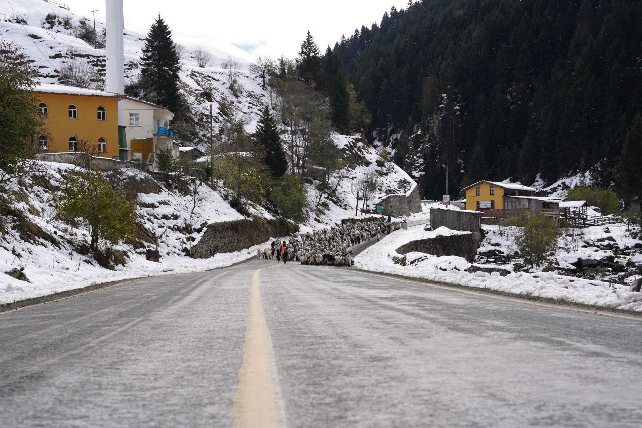 Rize’nin Karlı Yaylalarından Kartpostallık Görüntüler - Sayfa 1