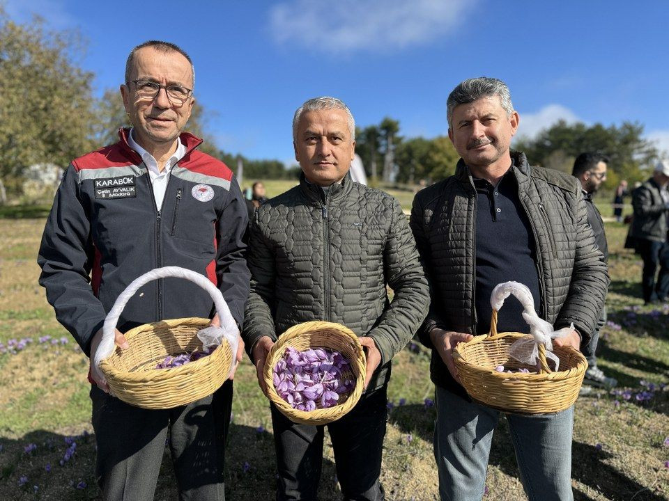 ‘Dünyanın en pahalı baharatı' safranı hasat etmek için soluğu tarlalarda aldılar - Sayfa 12