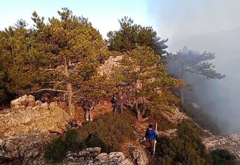 Denizli'de Orman Yangınıyla Mücadelede Gönüllüler Seferber Oldu - Sayfa 5