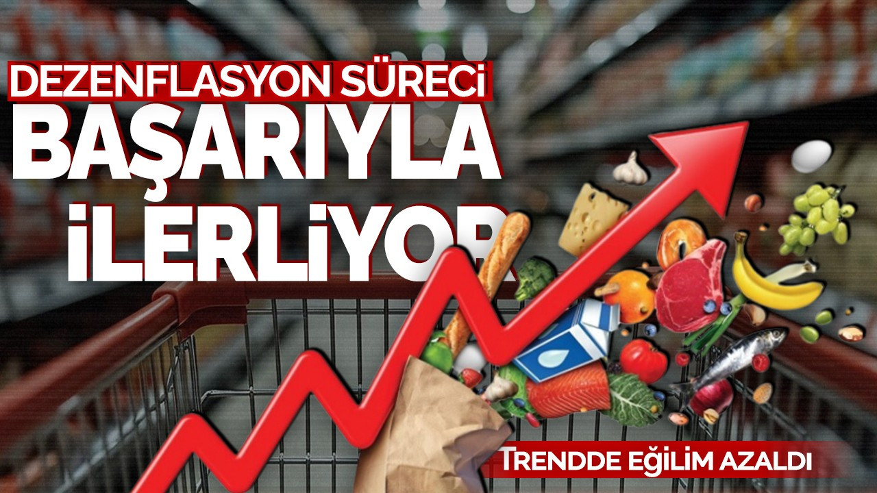 Dezenflasyon süreci başarıyla ilerliyor:  Trendde eğilim azaldı