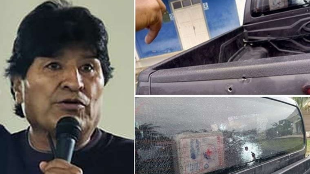 Eski Bolivya Lideri Evo Morales'in Aracı Kurşunlandı