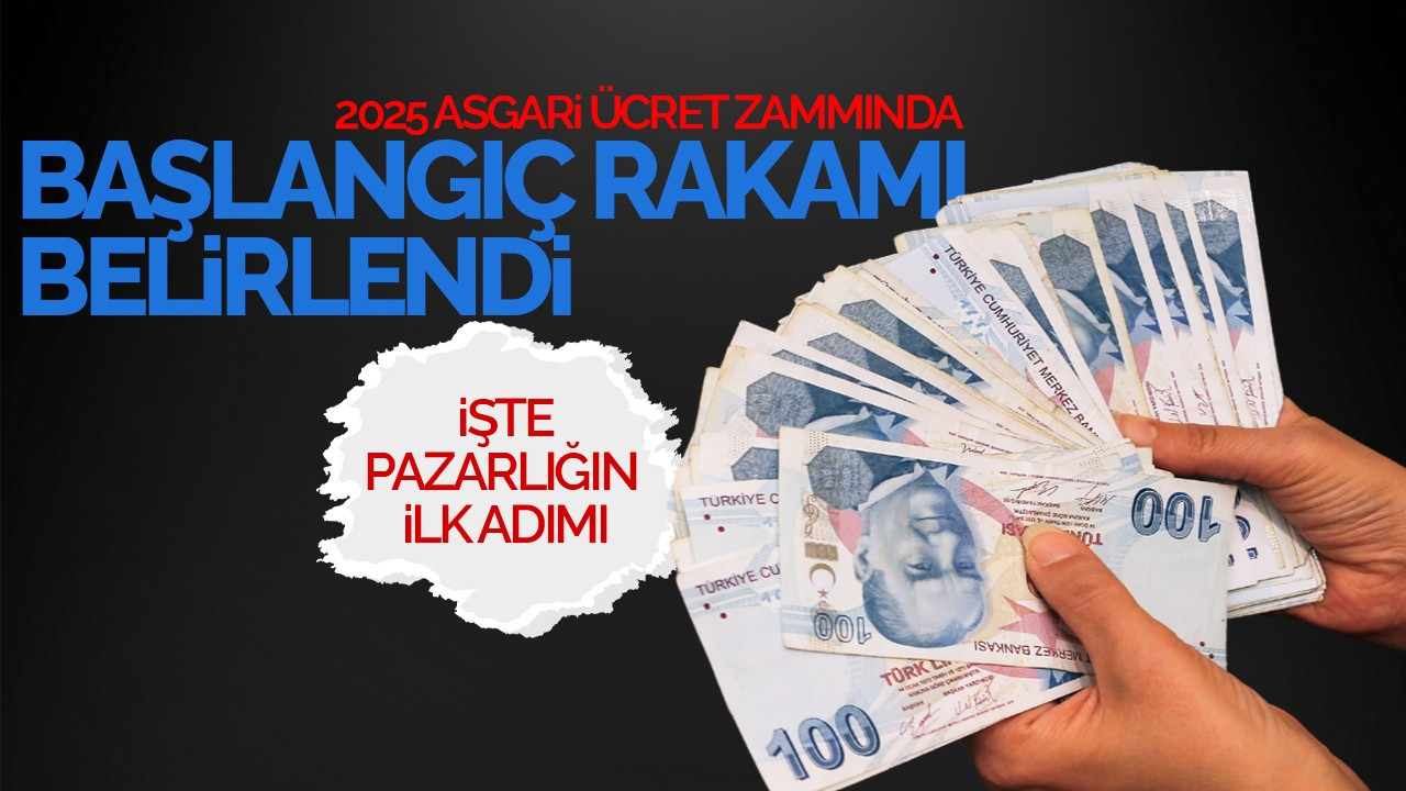 2025 Asgari Ücret Zammında Başlangıç Noktası Belirlendi: İşte O Oran!