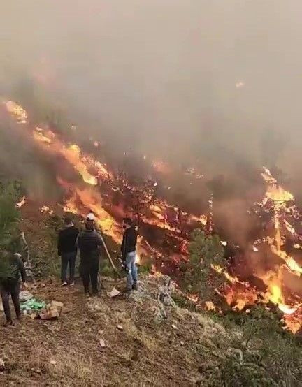 Karcı Dağında başlayan yangın Tavas sınırlarına dayandı - Sayfa 4