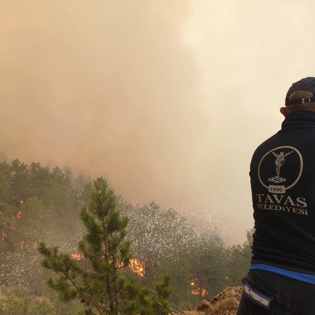 Karcı Dağında başlayan yangın Tavas sınırlarına dayandı - Sayfa 2